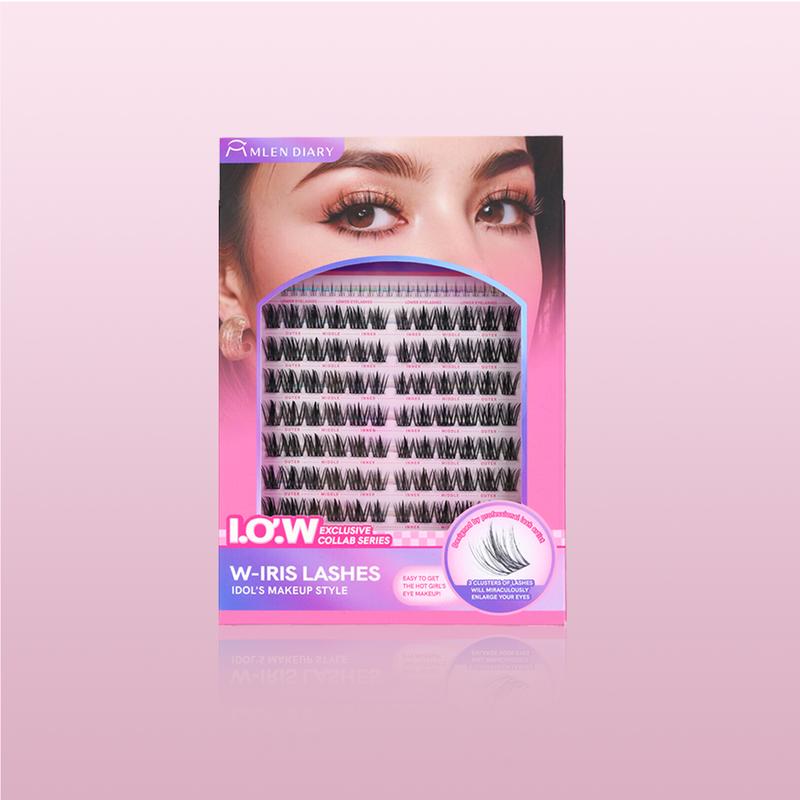 Mlen Diary Bulumata W-IRIS Bulu Mata Kolaborasir Eksklusif 6D 9-13mm Extensions Bulu Mata Korea Extension 5