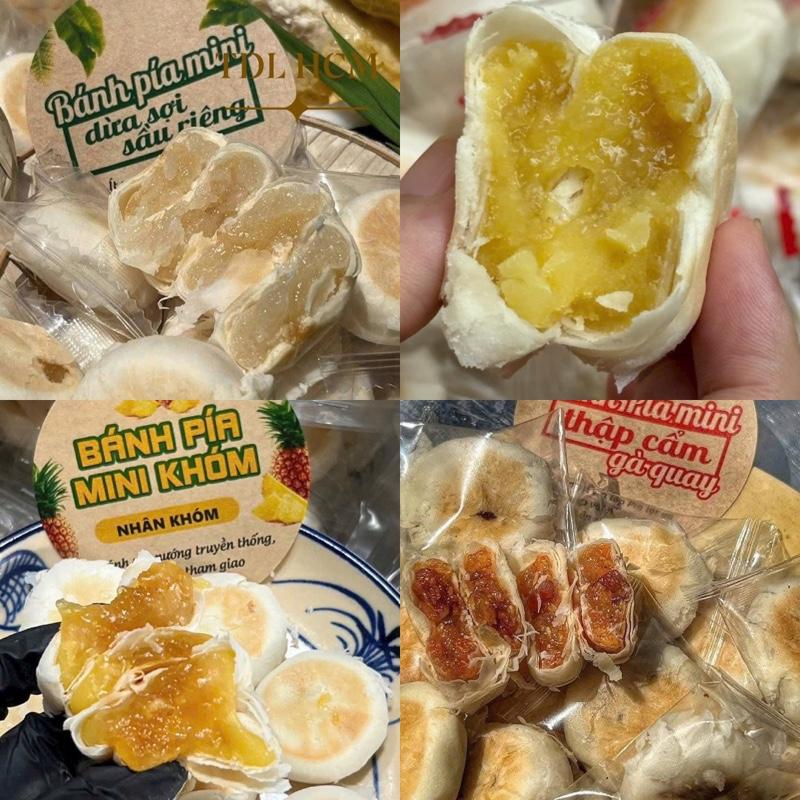  Bánh PÍA mini Tân Dân Lợi đầy đủ nhân tự chọn vị mềm dẽo thơm ngon 