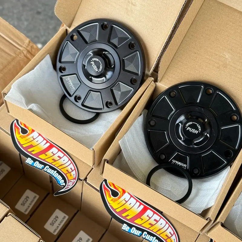 tutup tangki fuel cap ninja 150 r ss rr model tyga v3 cnc thailand Motorcycle 2