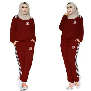 AFS(BISA COD) Baju Setelan Pakaian Olahraga wanita Senam Training Wanita ADS CLASSIC XL - XXXL Celana Muslim Panjang Sport