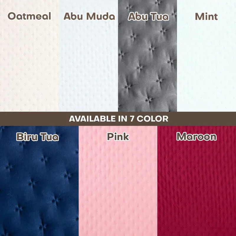WARNA BARU! [BED COVER ONLY] Bed Cover Selimut Tidur Lembut Motif Polos Pink dan Maroon - Soft Blanket 1