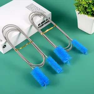 Sikat Pembersih Fleksibel Sikat Lily Pipe Brush 2 Kepala Pipe Brush Akuarium Hose Cleaner Pembersih Selang
