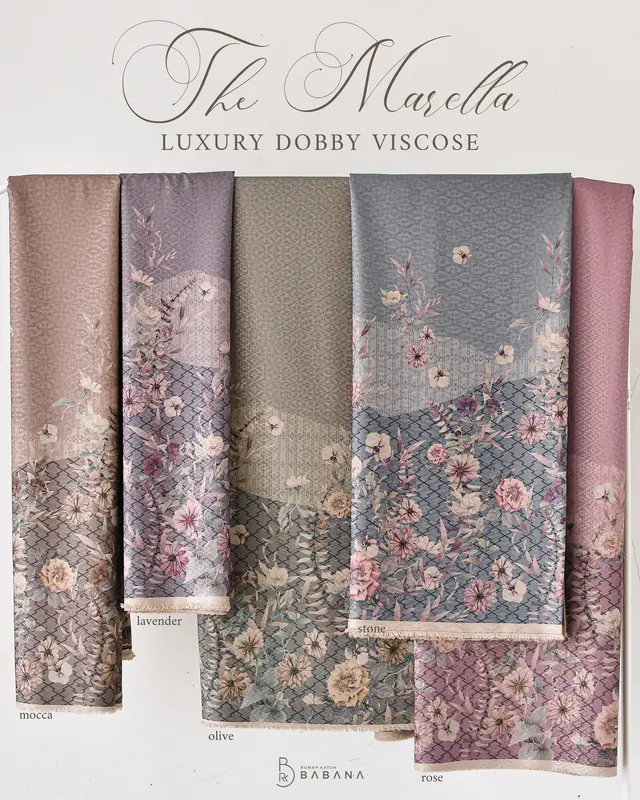 Babana Kain Louisa Luxury Dobby Viscose Gradasi 2
