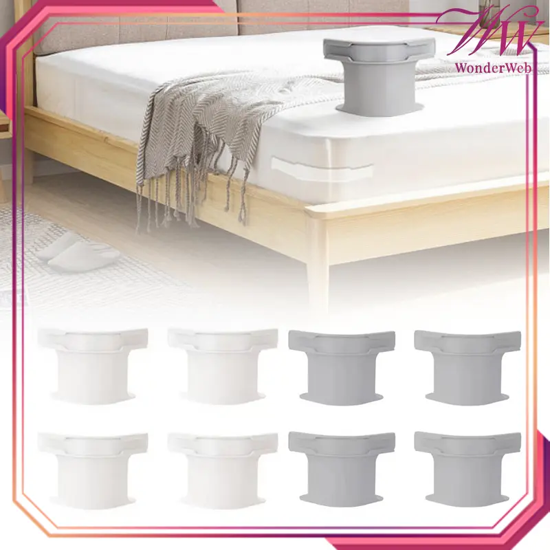 Penjepit Seprei Anti Geser Sprei 4pcs Ketidaktampakan Alat Sprei Anti Geser Penjepit Rumah Sprei Anti Geser Kasur