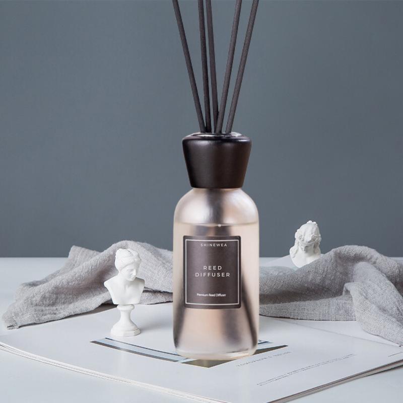 Product Introduction of 115ML Essential Oil Diffuser with Sticks Home Fragrance Essential Oil Reed Diffuser for Home Bedroom Bathroom Shelf Office Hotel air Freshener Car Diffuser 0