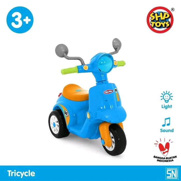 Vespa mainan anak motor motoran vespa mini bike (mb 691) 3