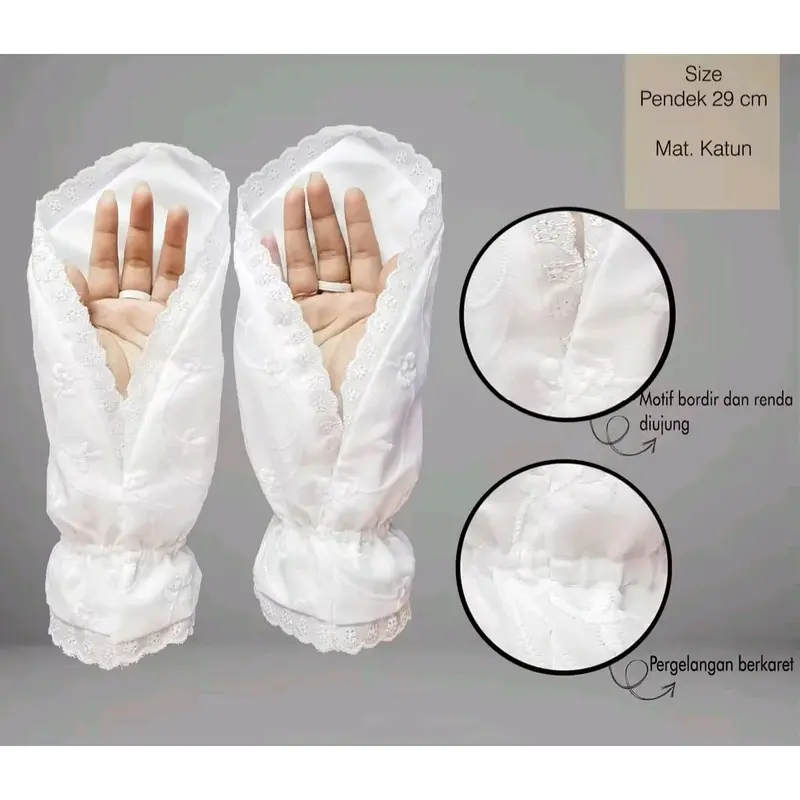 Sarung Tangan Wanita untuk Umroh dan Haji - Gloves Elegan drumband 0