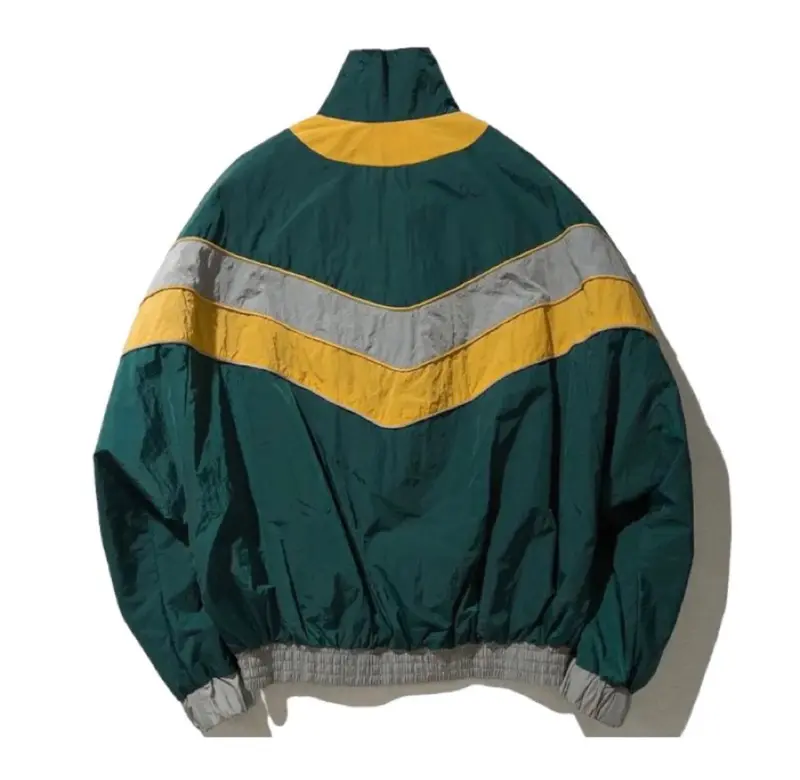 Jaket Winbreaker Vintage Berpola Patchwork Multicolor Overflowstuff Unisex Pria 3