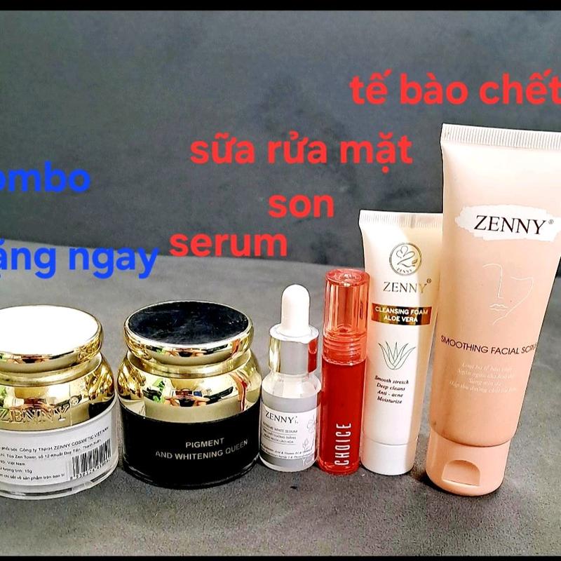 Kem Zenny Platinum làm trắng da giảm nám và tàn nhang cải thiện độ đàn hồi tặng kèm sữa rửa mặt và serum - Skincare Làm Đẹp Da
