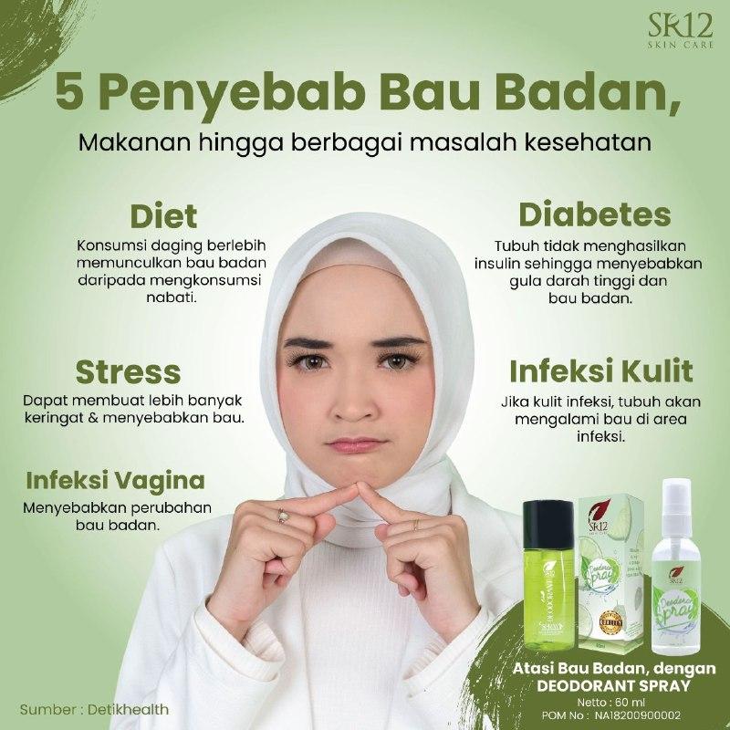 DEODORANT SPRAY ANTI BAU BADAN SR12 2