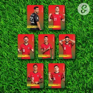 Win & True Photocard Pemain Sepak Bola - Timnas Portugal