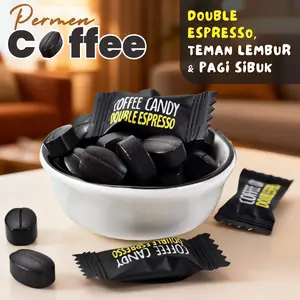 Permen Double Espresso Coffee Candy Lebih Berasa Aroma Kopi Lezat Dan Intens Cocok Untuk Pencinta Kopi Isi 24pcs 48pcs 100pcs 150pcs
