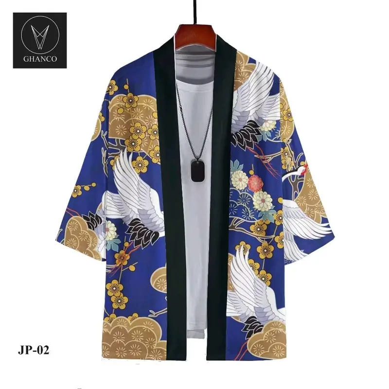 fashion pria dan wanita cardigan kimono Jepang harajuku 3