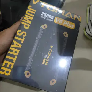 Vtoman V6 PLUS Jumper Aki Mobil Dan Motor kapasitas 10000mAH, Jumper Aki Kendaraan, Powerbank Portable Car jumper aki powerbank jumper aki untuk mobil 12v jumper mobil kekinian murah premium quality pria wanita bisa cod pertolongan darurat urgent