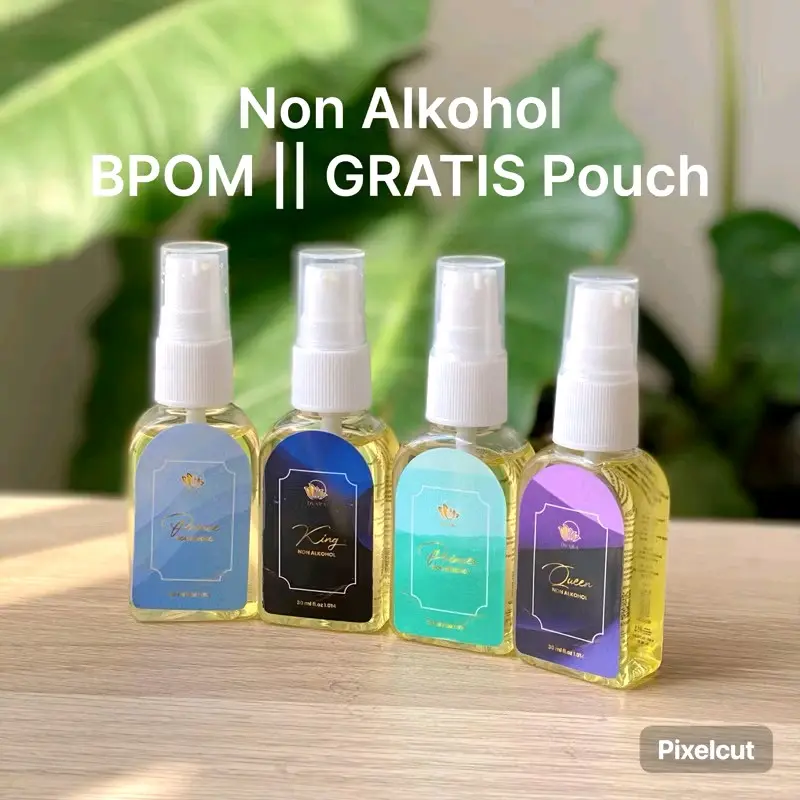 NON ALKOHOL PARFUM BY DVARA ISI 4 BOTOL FREE POUCH WANGI