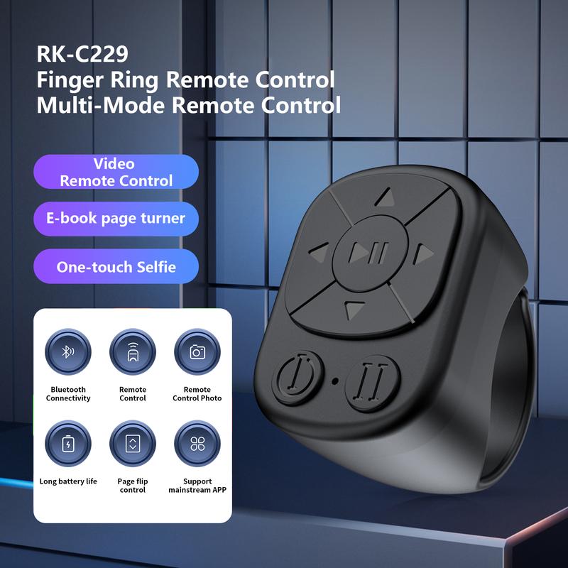 Fingertip Wireless Bluetooth Remote Control, Remote Control for ...