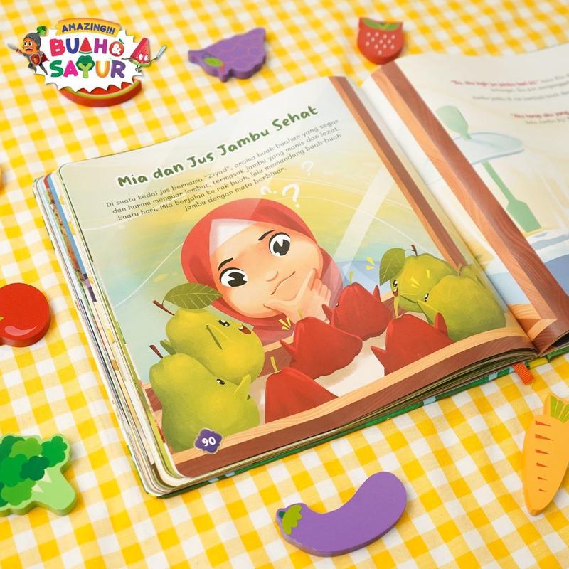 Product Introduction of Buku Anak - Buah dan Sayur - Amazing!!! Buah & Sayur - Buku Ensiklopedia Anak Usia 5+ - Visi Mandiri - Hardcover Books 19