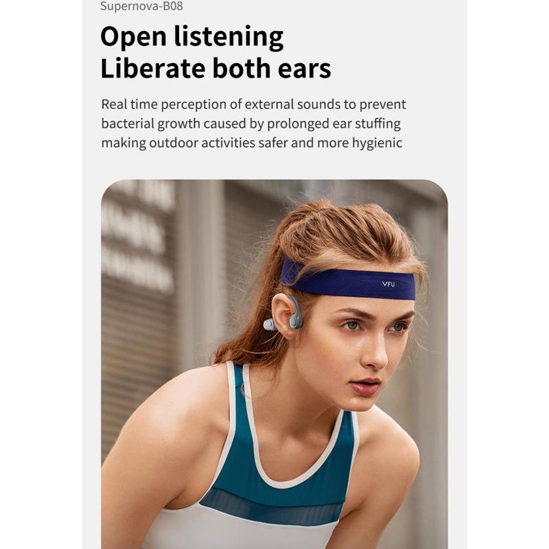 Product Introduction of KiiP Wireless DTH3 Pro TWS Bluetooth Headset Earhook Headphone Earphone Over Ear OWS Open Ear Wireless   Handsfree Earphone 89
