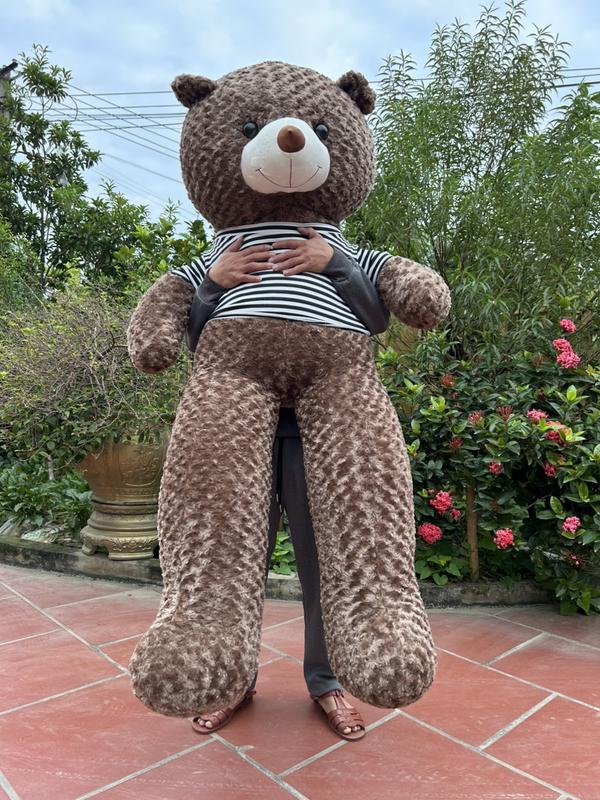 Gấu Bông Teddy Vải Xoắn Hình Hoa Hồng Nhiều Màu Khổ Vải 1m5 1m7 Cao Thực Tế Khoảng 1m4 1m55 1m6 Bông Gòn trắng Toy Đồ Chơi Phát Nhạc teddy bear