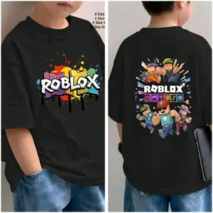 Roblox KAOS DISTRO ROBLOK DEPAN BELAKANG WARNA ATASAN OVERSIZE ANAK LAKI-LAKI UMUR 3-14 TAHUN BAHAN COTTON SOFT ADEM DAN NYAMAN