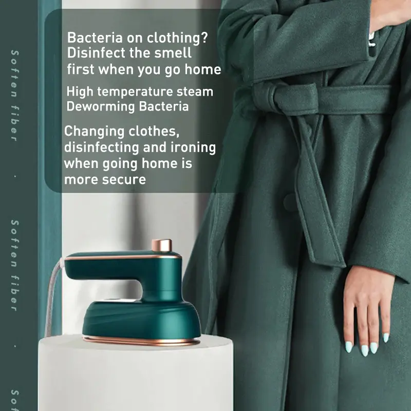 Karsah Setrika Uap Mini Compact Steamer Ironing Handheld 38W 50ml - HX-6168 Terbaru 4