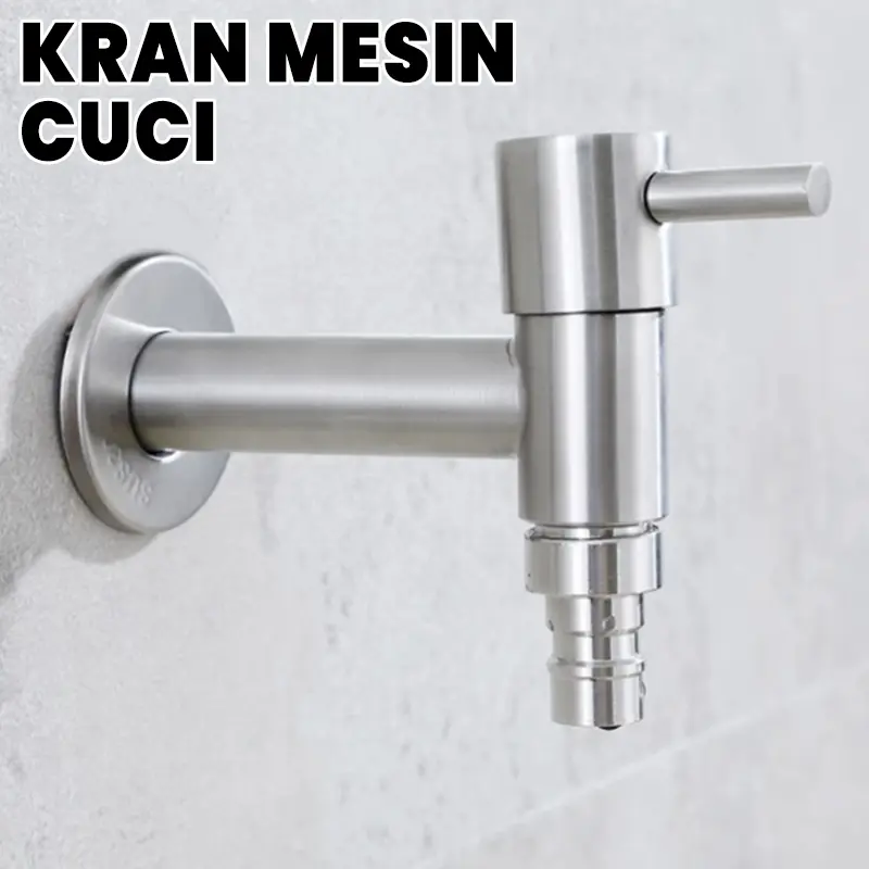 Kran Taman Kran Shower Panjang Stainless Kran Kamar Mandi JS-49 karet 5