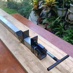 Klem Kayu, Alat Perkakas Tukang, Pres Kayu Plus Bar Hollo 100CM-120CM Klem Duty Perkakas Tukang Kayu