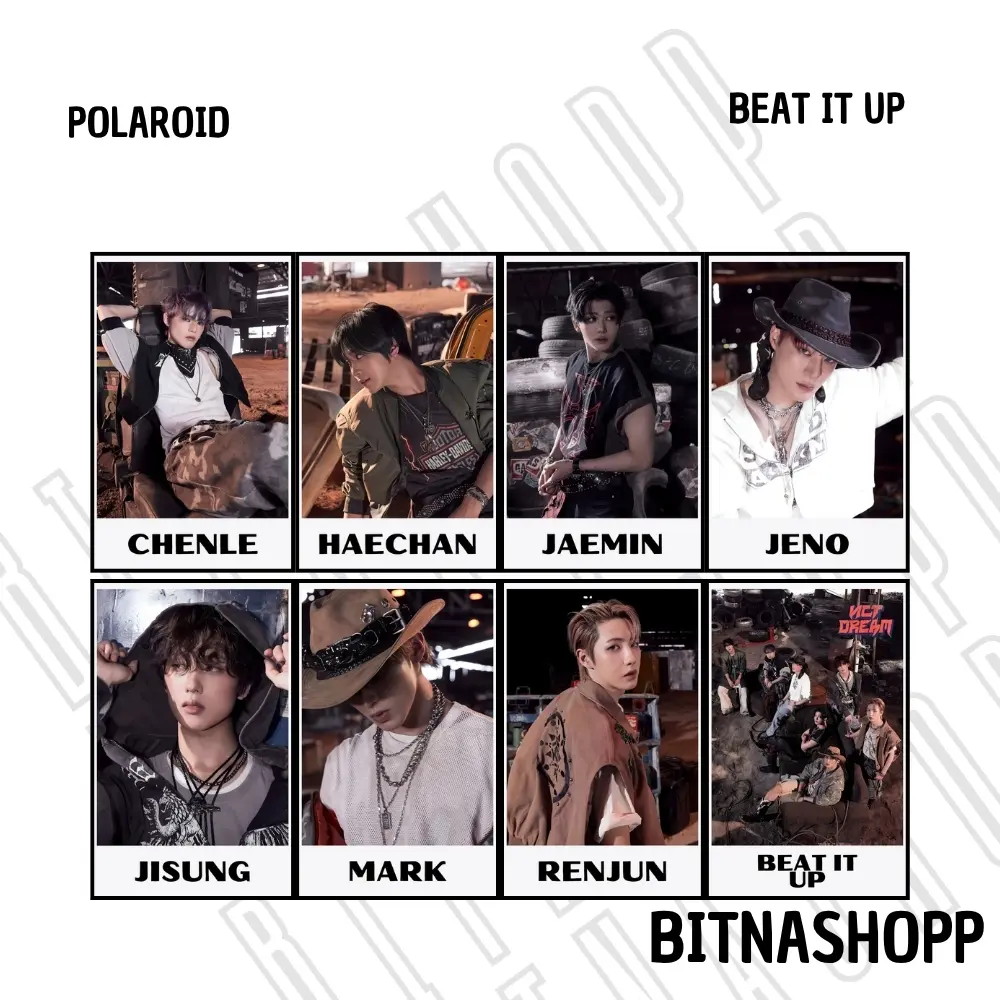 POLA DREAM BEAT IT UP 8 PCS KPOP UNOFFICIAL CHENLE HAECHAN JAEMIN JENO JISUNG RENJUN MARK