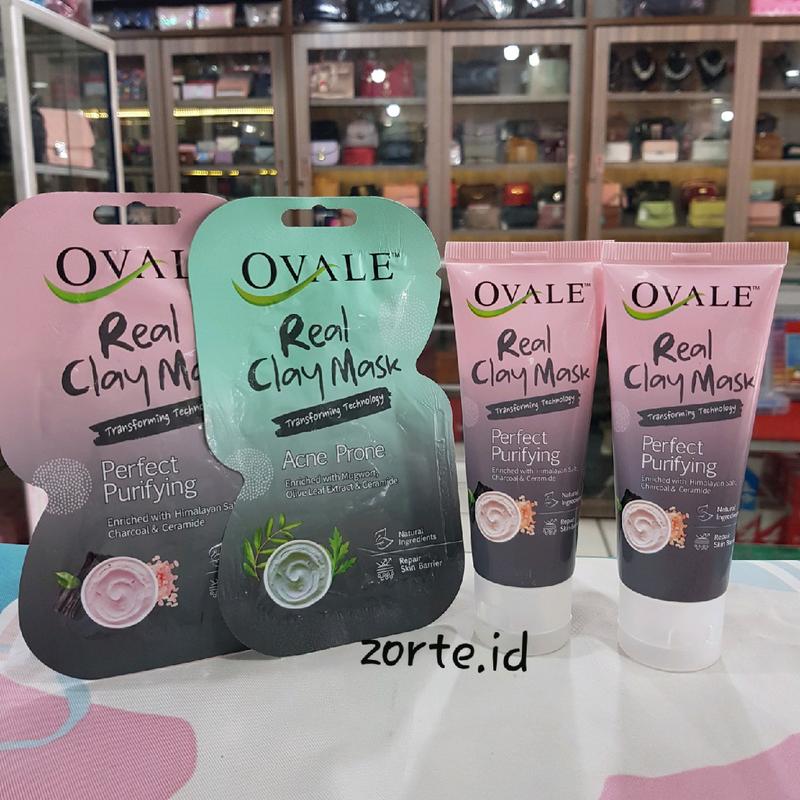 OVALE Real Clay Mask Sachet / Tube 0