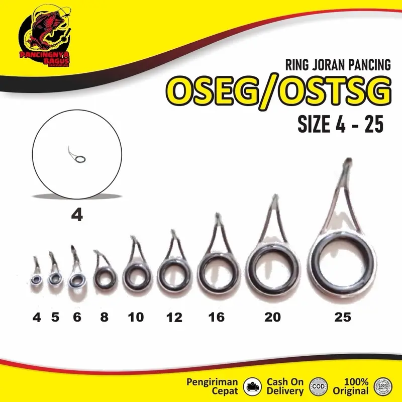 Ring Guide Pancing Oseg Ostsg Kolong Pancing Sudah Keramik Ukur 4-25 Murah !! Eceran 6