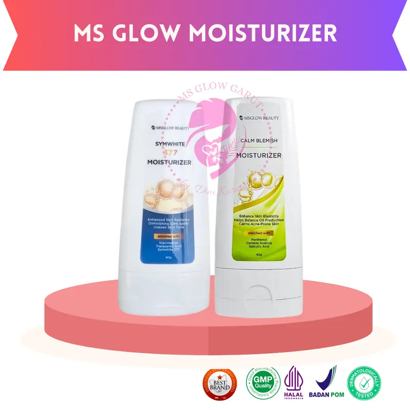 MS GLOW SYMWHITE 377 MOISTURIZER CALM BLEMISH MOISTURIZER PELEMBAB KULIT WAJAH 0