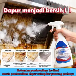 Cairan Semprotan Pembersih Dapur Serba Guna Semprotan Pembersih Lemak Di Kompor Noda Minyak Di Dapur Cairan Pembersih Serbaguna