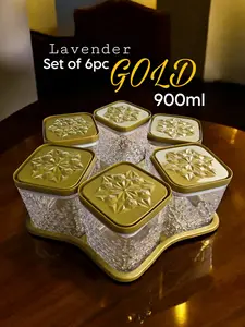 CALISTA LAVENDER SET 6 | Toples Lavender Calista 900ML | Toples Lebaran