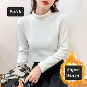 Long John Wanita / Pakaian Musim Dingin Wanita Atasan Saja / sweater wanita winter