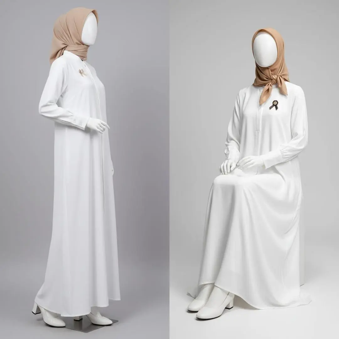 Abaya Putih BW
