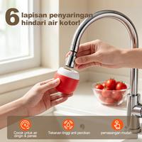 Gambar Filter Keran Air Mini Portabel/Multi-Lapisan Filter Air Cocok Untuk Kamar Mandi Dan Dapur Pemasangan Mudah, Universal - Paket 3 warna dari Penjaga Air Bersih Kab. Tangerang 4 Tokopedia
