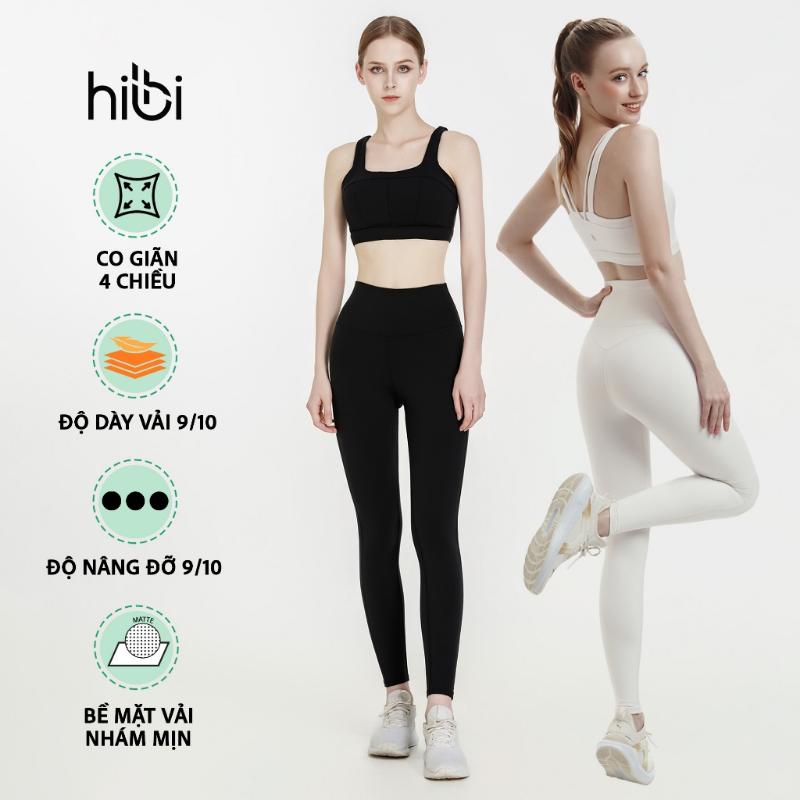 A Đồ tập yoga gym nữ Hibi Sports gồm áo BA527 & quần leggings QD329, kèm mút,…