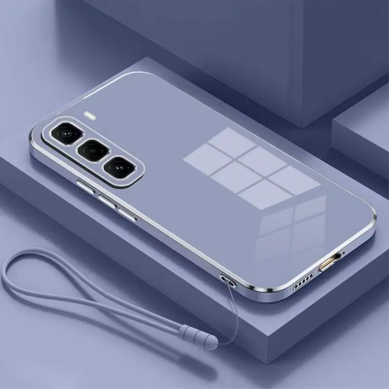 Premium Case INFINIX HOT 50 4G 5G HOT 50 PRO HOT 50 PRO+ Luxury Softcase free Lanyard Silicon 2