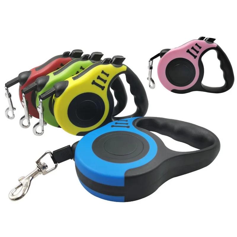 Product Introduction of 3 Meters 5 Meters Retractable Dog Leash Pet Leash Traction Rope Belt Automatic Flexible Leash For Small Medium Large Dog Product 1