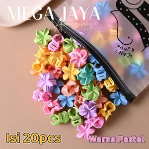MJ - Jepit Rambut Bunga Kamboja / Jepit Rambut Berwarna-warni 2.5CM / Jepit Rambut Liburan Tepi Laut