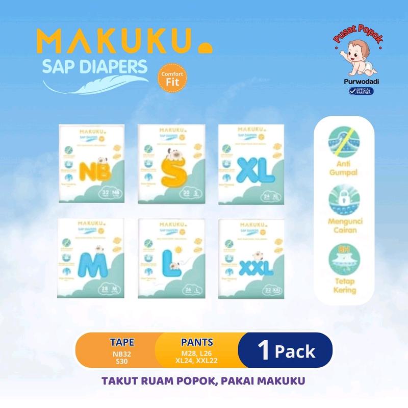 Makuku Comfort Fit Nb32, S30, M28, L26, Xl24, XXl22 0