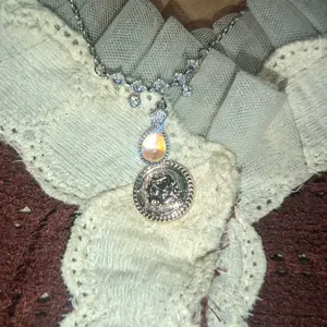 ME7 COD️ Kalung Fashion Wanita All-match Niche Design Light Luxury Moonstone Water Drop Necklace Fashion Aksesoris Murah Jewelry