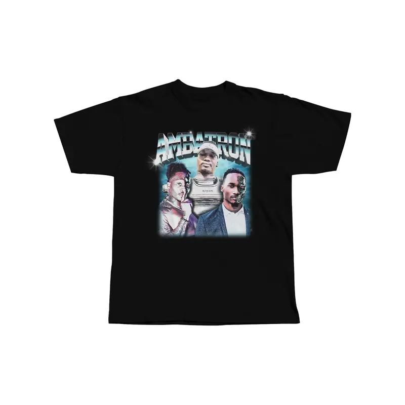 KAOS AMBATRON HITAM COTTON COMBED 30S 0