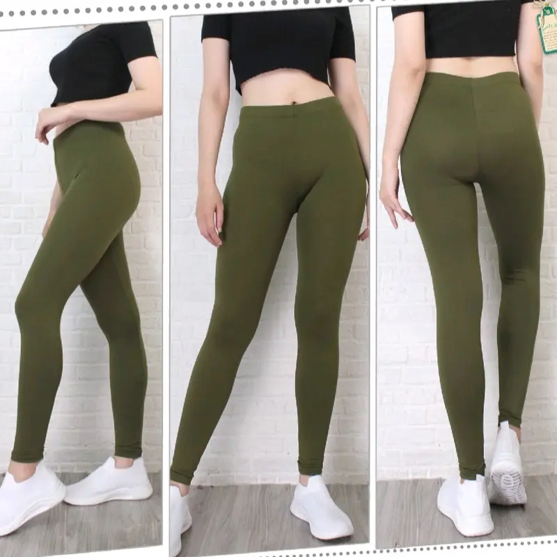 Best Seller Legging Jersey Tebal Ukuran Sampai 4L,bahan Jersey nyaman di pakai Celana Panjang 5