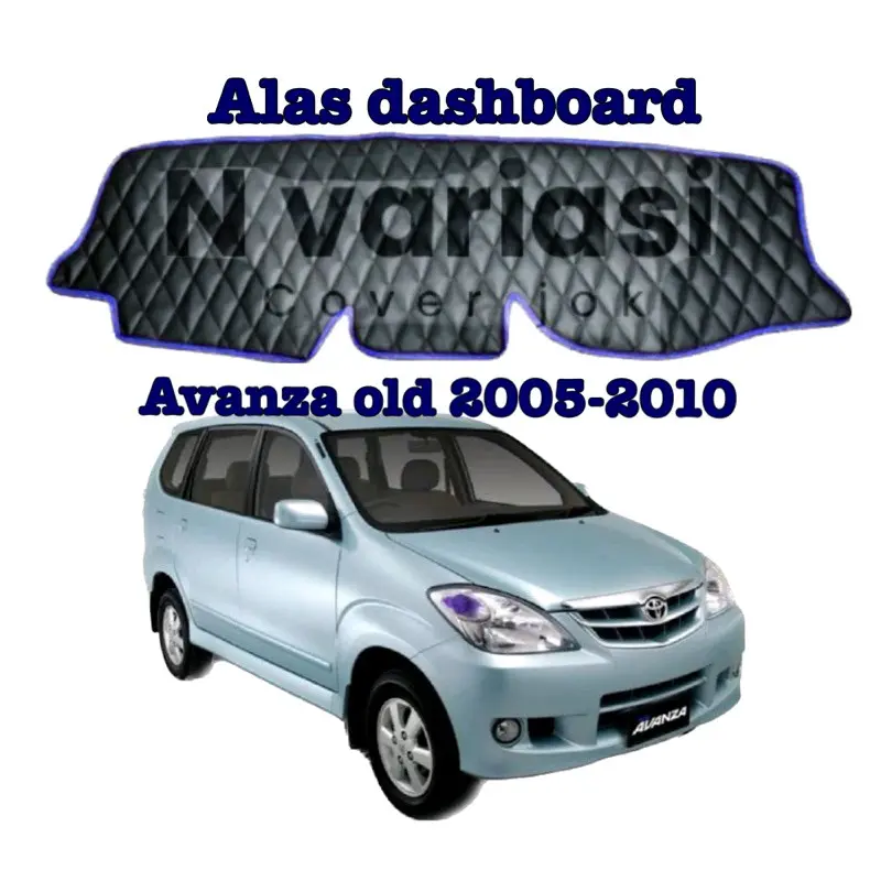 Alas Dashboard Mobil Toyota Avanza / Xenia All Type Lama 2004-2011 Pelindung Berbahan Kulit 0