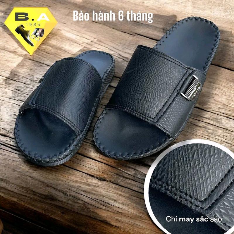 [Dép chống nhăn] _ Dép Nam dép đốc tờ fashion da cao cấp xuất nhập bản đế vừa,nhẹ,êm chân,đế cao su đúc khâu chỉ xung quanh