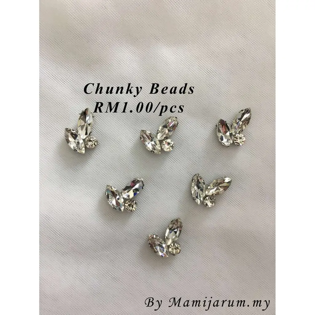 BeeBlinG Chunky Beads - Blouse/ Tudung 18 (Iron on) RM1.00/PCS