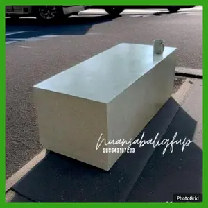Bangku Outdoor Terazzo Model Balok | Bangku Teraso Minimalis