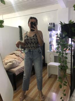 Product Review of Slim Fitting Buttonfly UltraHighwaist Mom Jeans Womenswear from S** H**️ 0