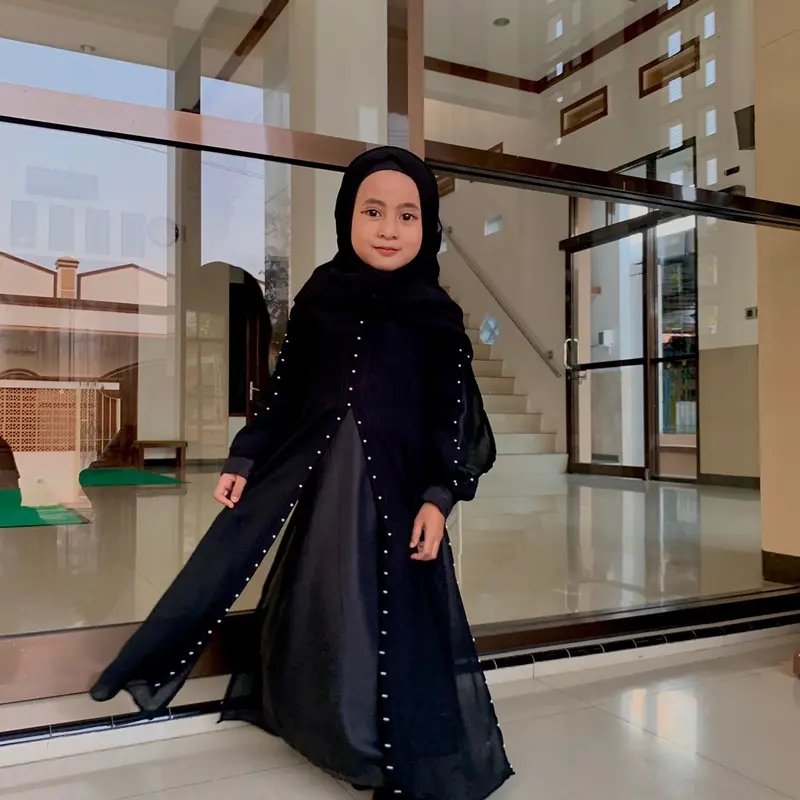 Gamis Abaya hitam anak Murah turkey 0